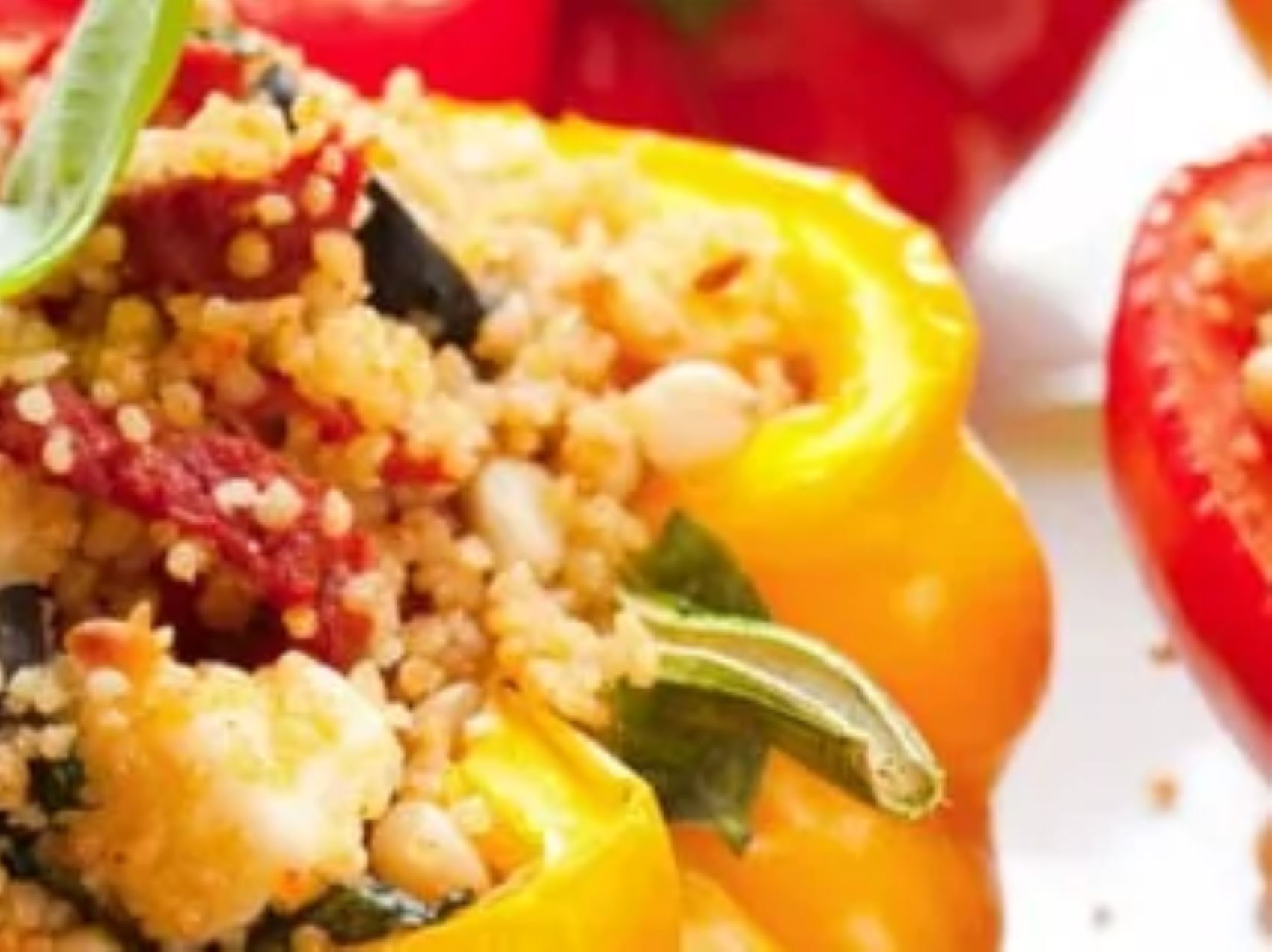 recette poivron farcis au millet
